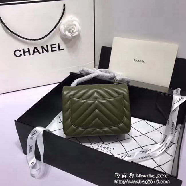 香奈兒CHANEL 升級版V線1115小羊皮肩背斜跨鏈條包 DSC1249